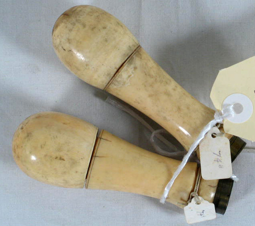 Ariel photograph of bone handles 
